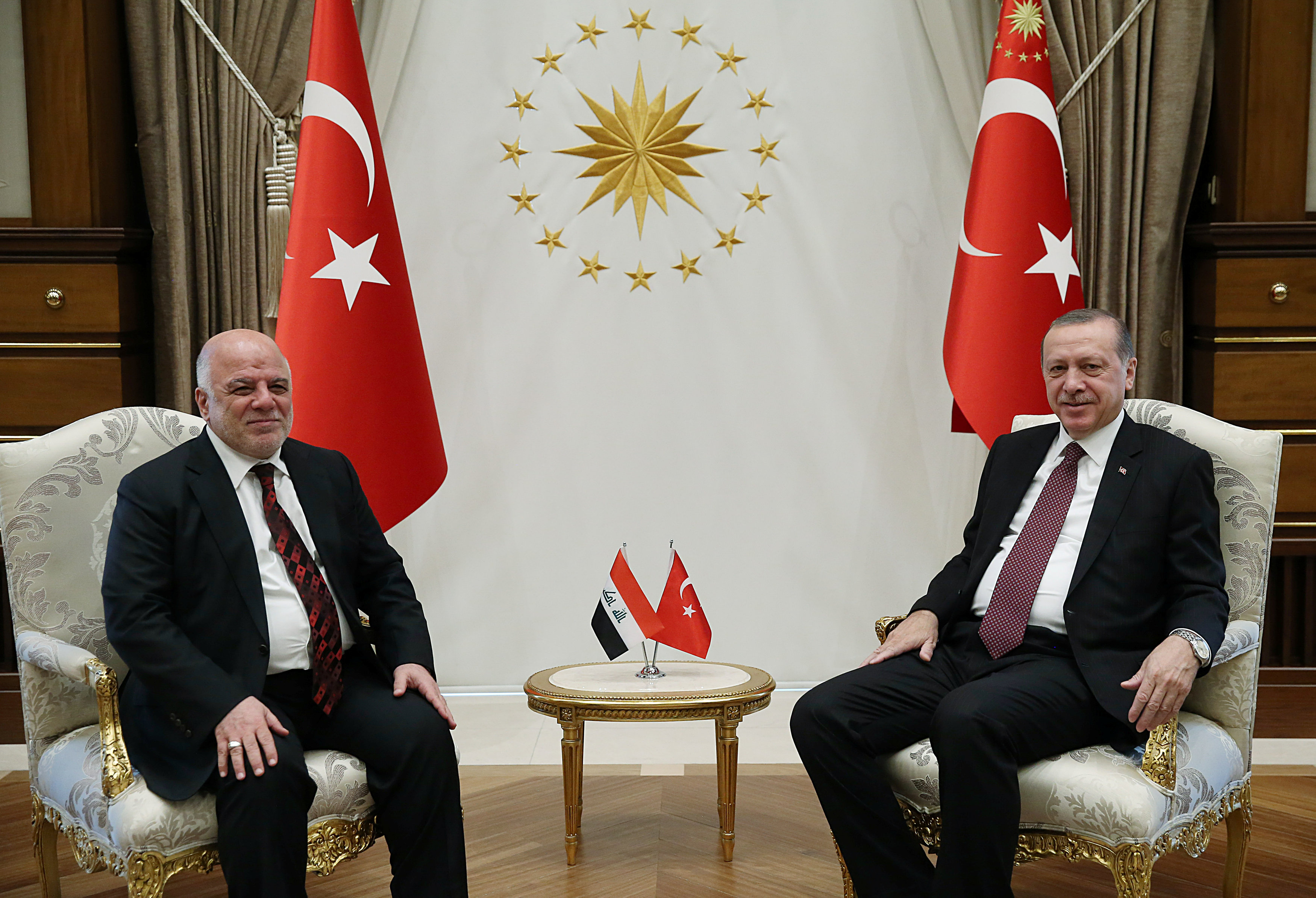 مباحثات بين العبادى وأردوغان فى أنقرة