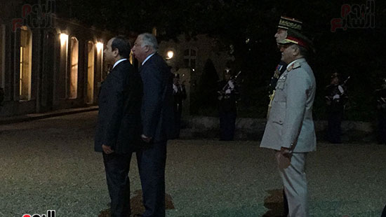 الرئيس السيسى يبحث مع رئيس مجلس الشيوخ الفرنسى العلاقات الثنائية (12)