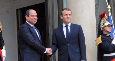 الرئيس السيسى والرئيس الفرنسى