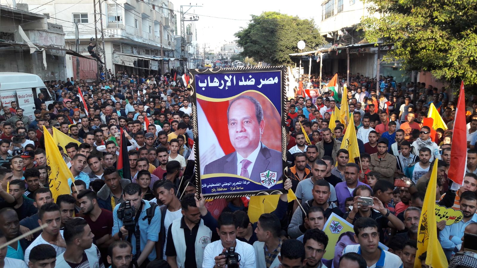 حركة فتح فى غزة تدعم مصر فى حربها ضد الإرهاب