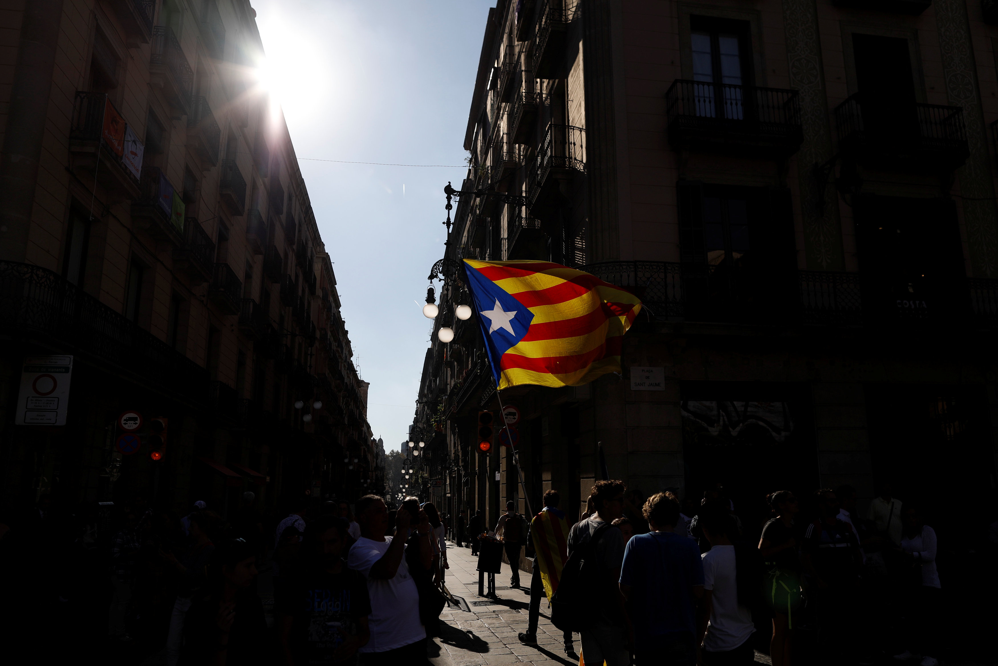مظاهرات فى كتالونيا