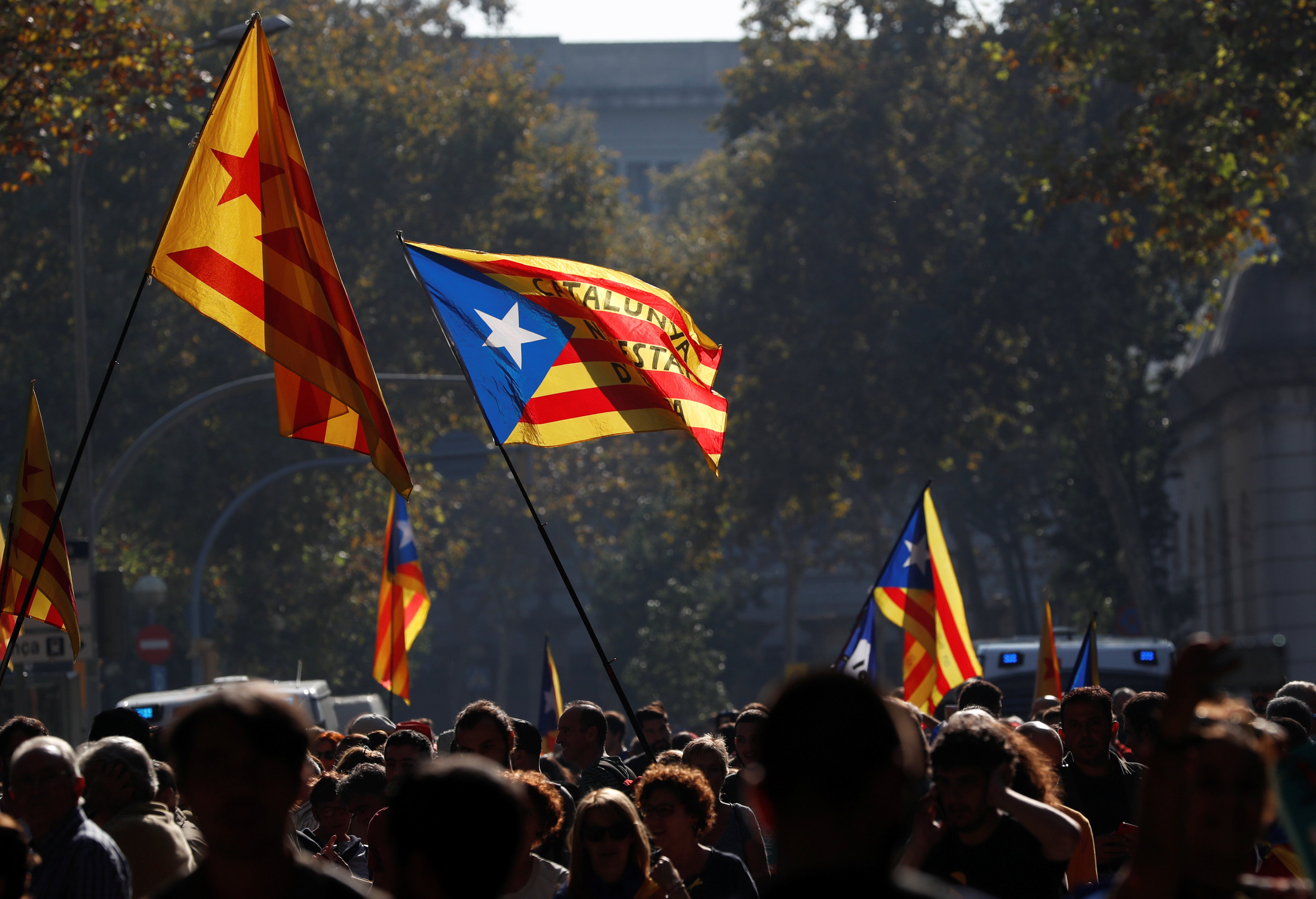 تظاهرات فى كتالونيا