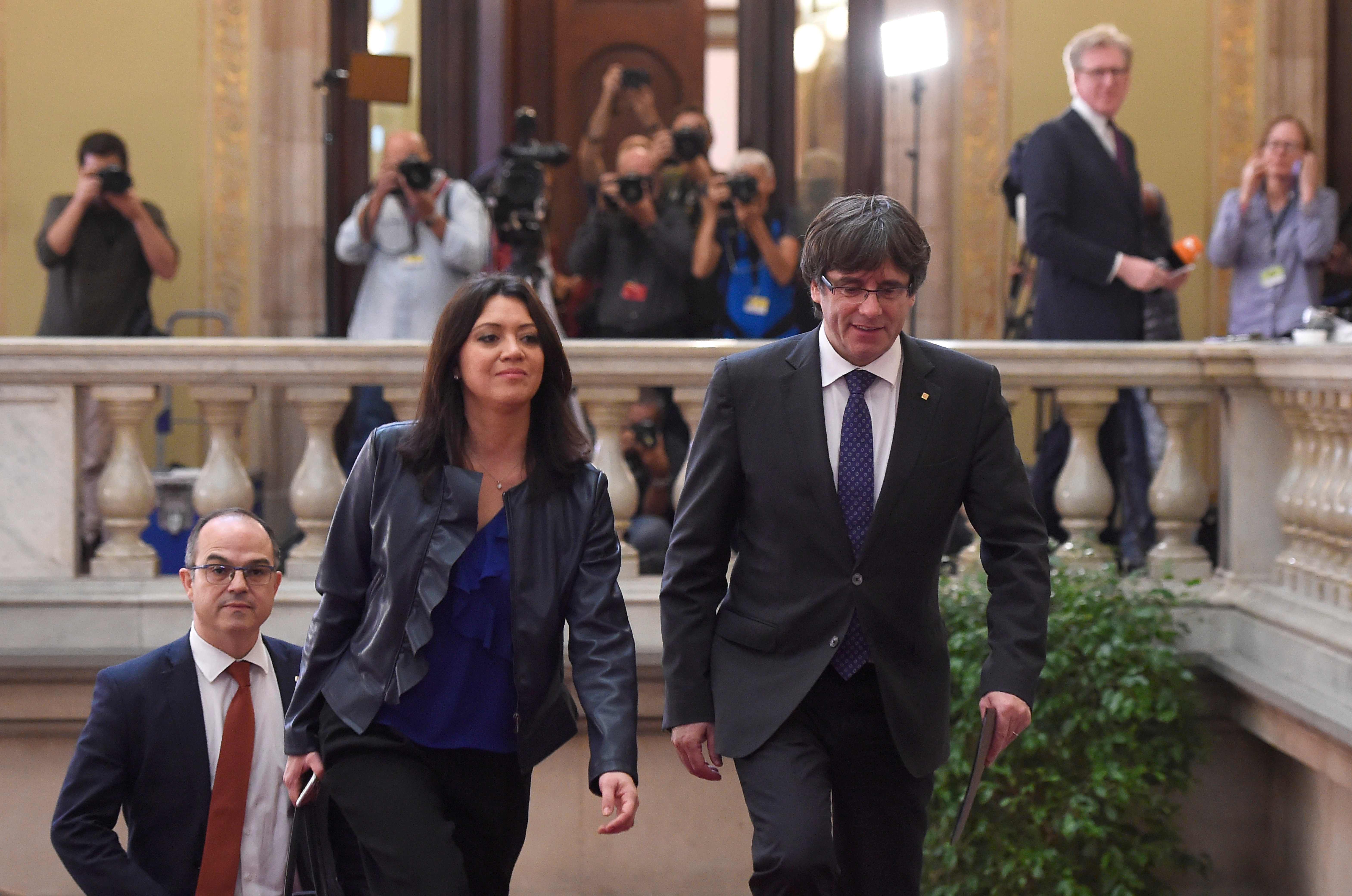 رئيس كتالونيا وزوجته