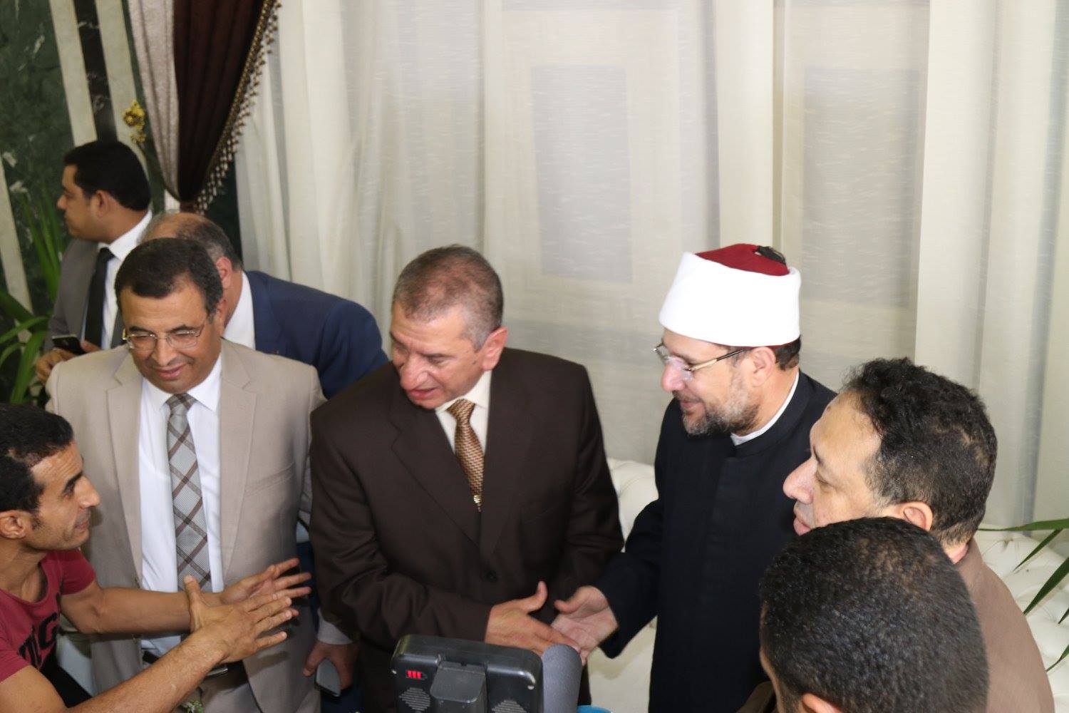 وزير الأوقاف ومحافظ كفر الشيخ بمسجد الدسوقي