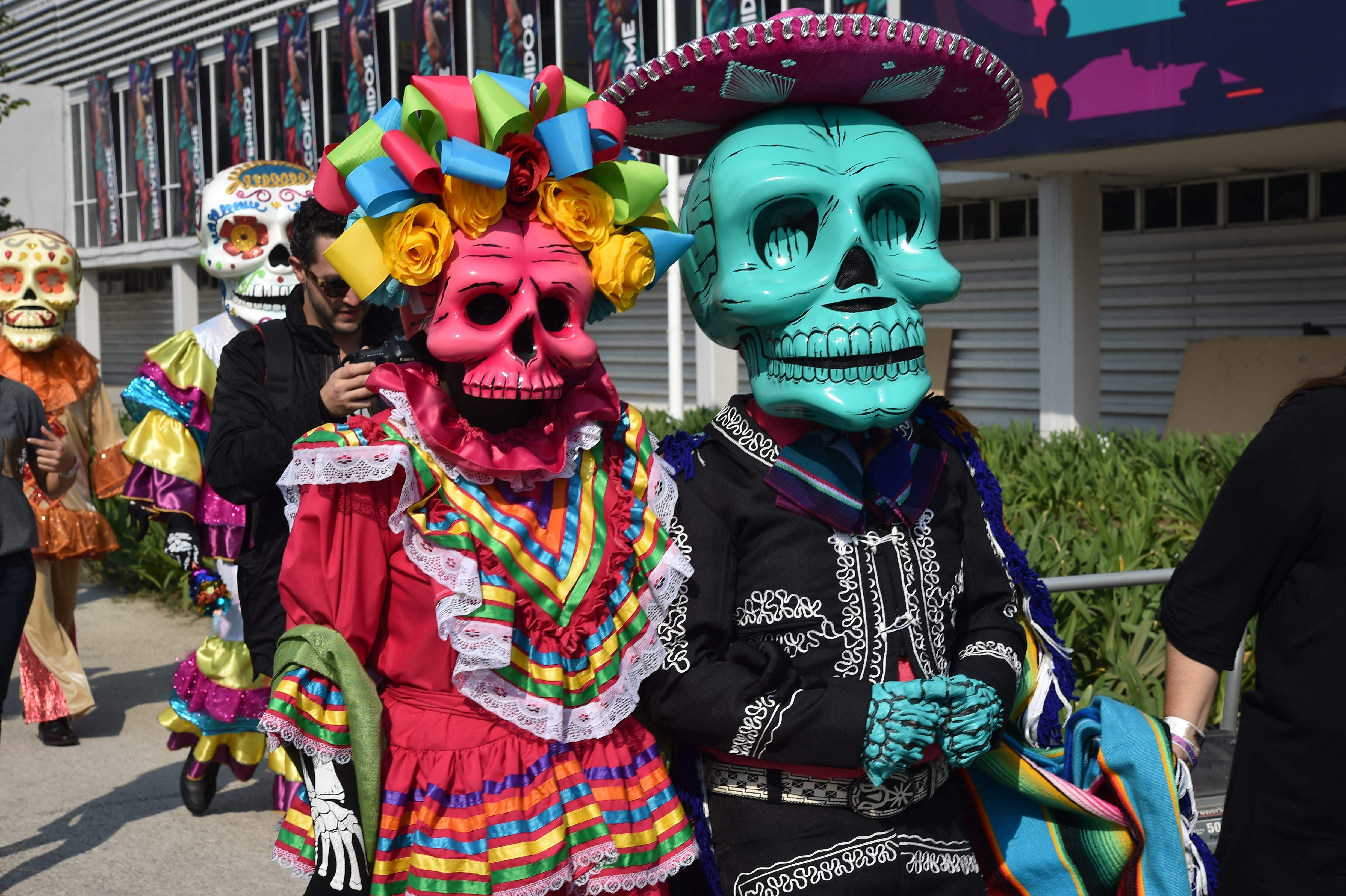 جانب من احتفالات يوم الموتى فى المكسيك