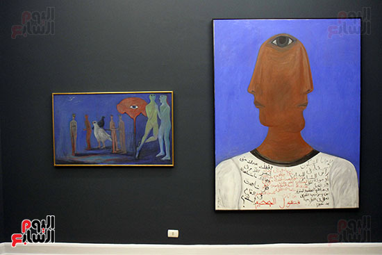  افتتاح معرض الفنان أحمد مرسى (1)