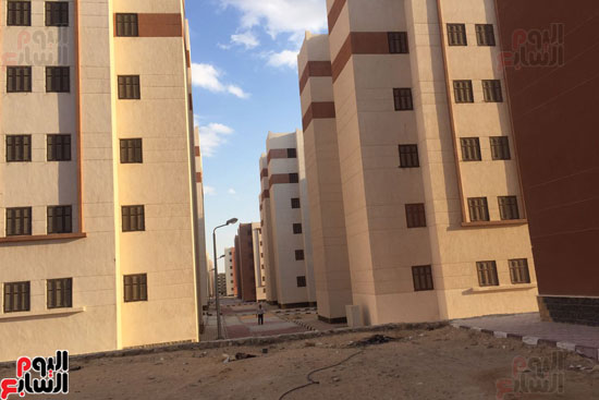 اليوم السابع داخل مشروع الإسكان الاجتماعى الحر ببرج العرب الجديدة (3)