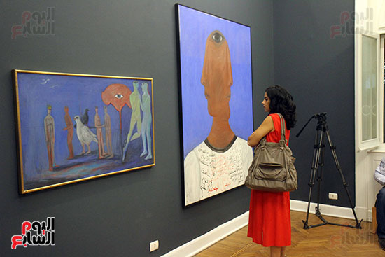  افتتاح معرض الفنان أحمد مرسى (12)
