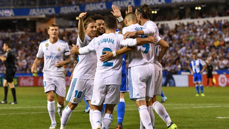 احتفال نجوم ريال مدريد