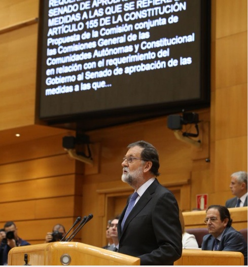 كلمة رئيس حكومة اسبانيا فى مجلس الشيوخ 