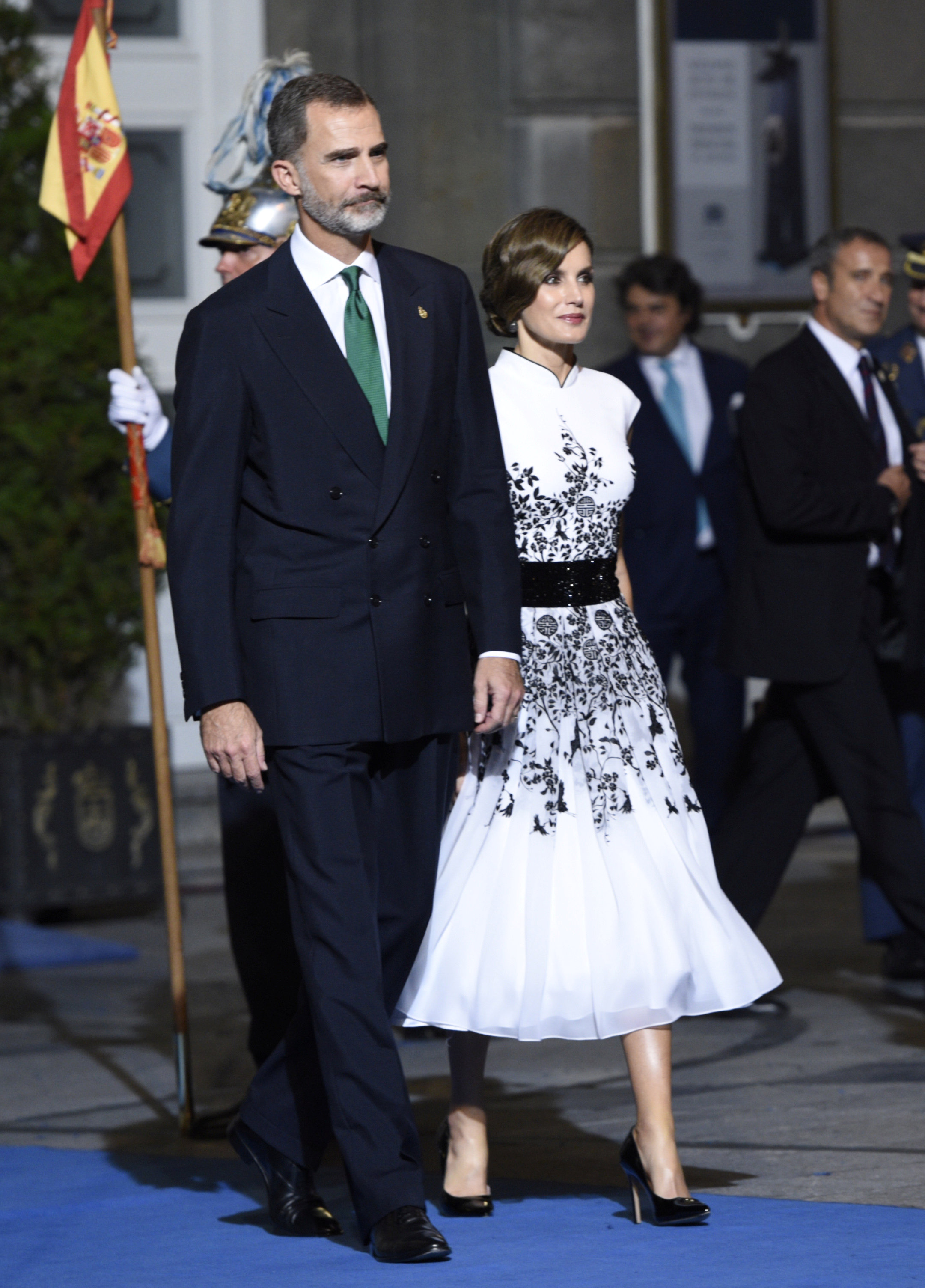 ملك إسبانيا وزوجته