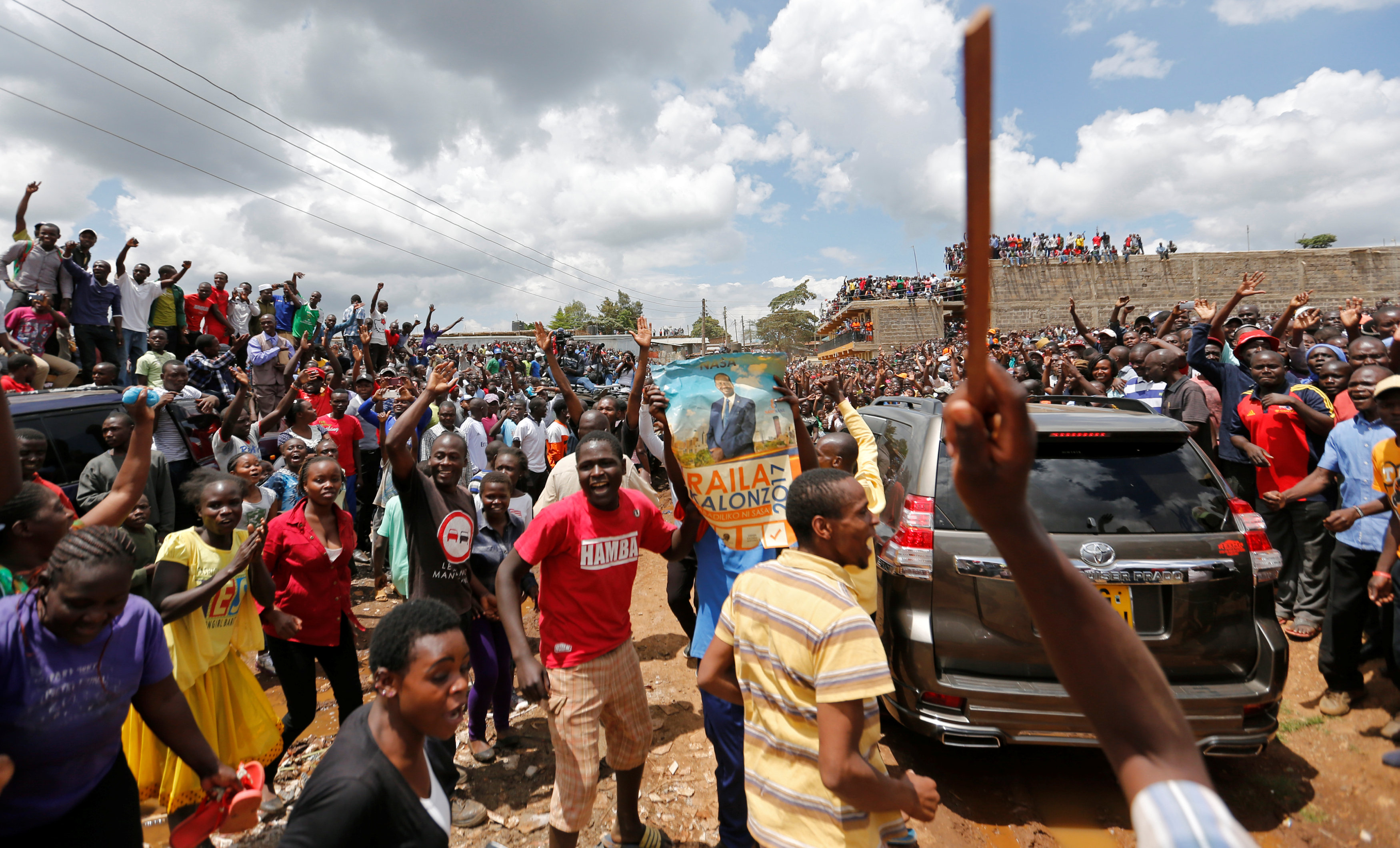 احتشاد لأنصار رايلا اودينجا زعيم المعارضة الكينية