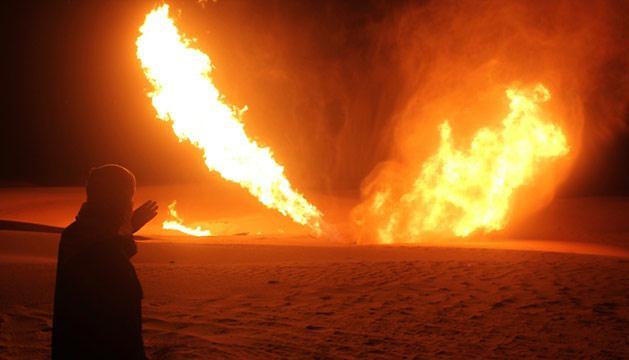تفجير خطوط الغاز فى سيناء