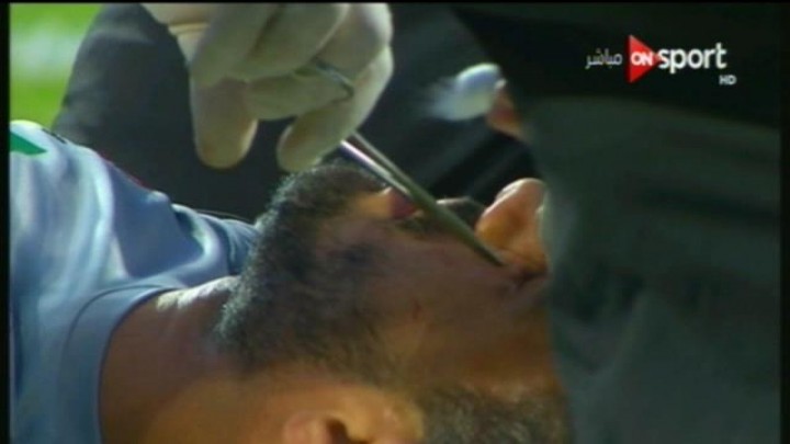 محمد عواد بعد اصابته