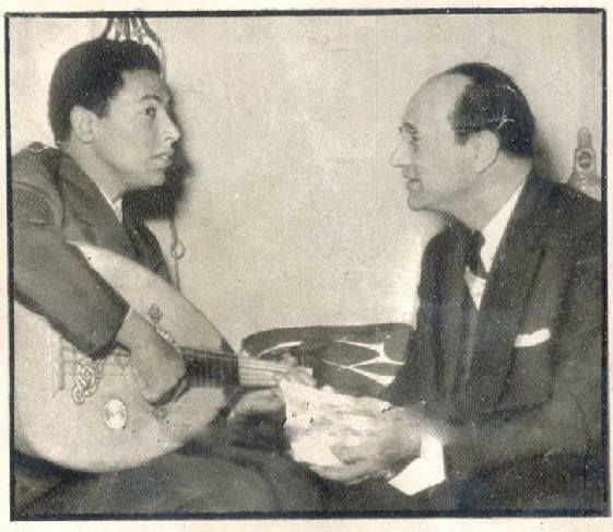 مصطفى محمود مع محمد عبد الوهاب