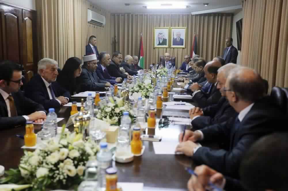اجتماع الحكومة الفلسطينية الأول فى غزة