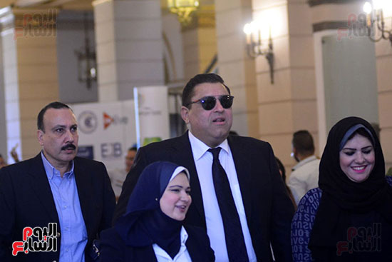 رئيس جامعة القاهرة يستقبل نجوم الإعلام المشاركين في الملتقي العربي الأول  (14)