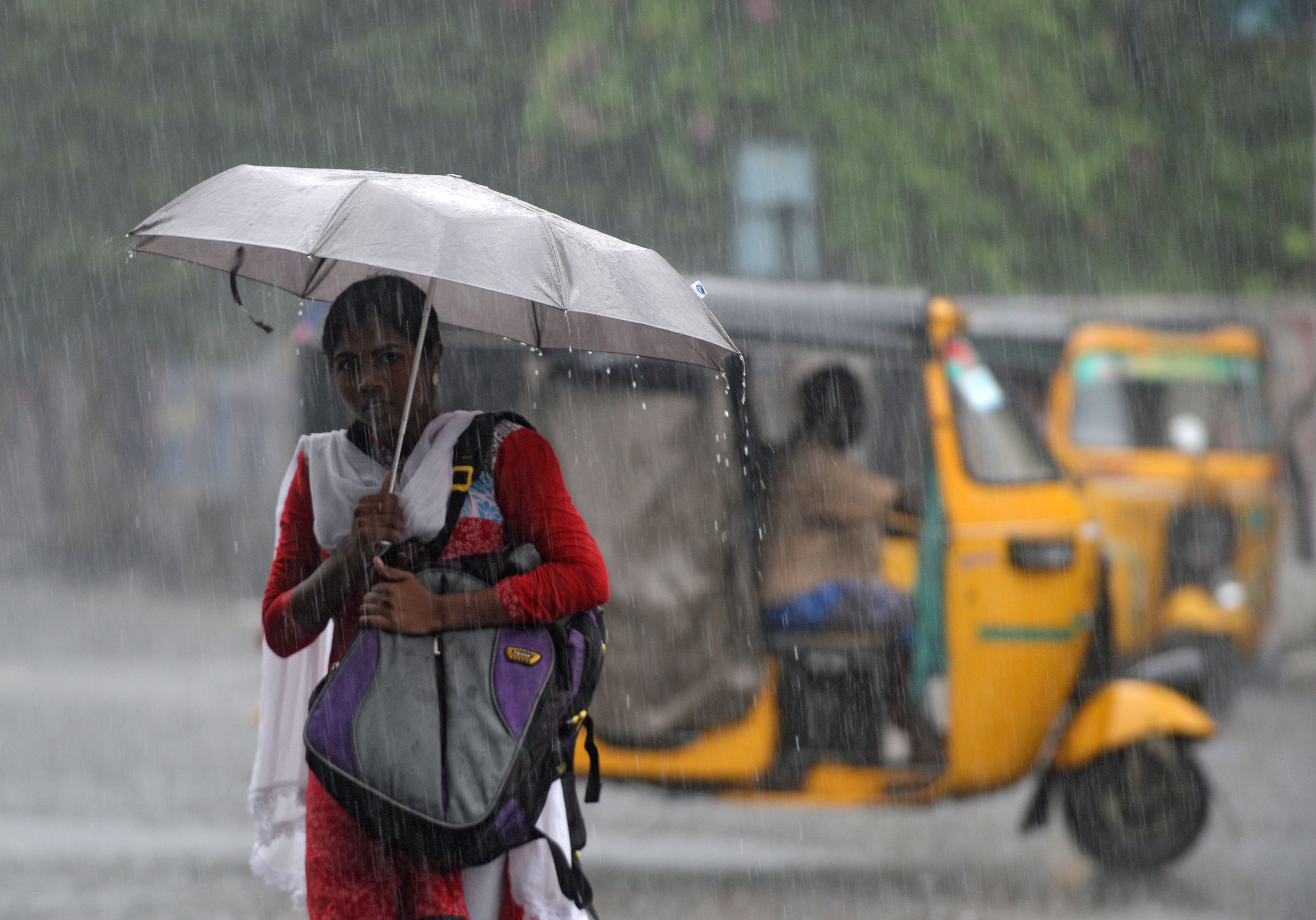 الأمطار تضرب الهند