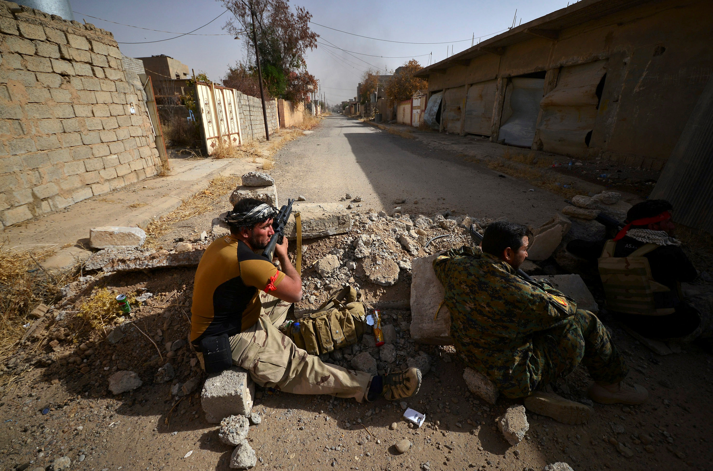 القوات العراقية تسيطر على شوارع الحويجة
