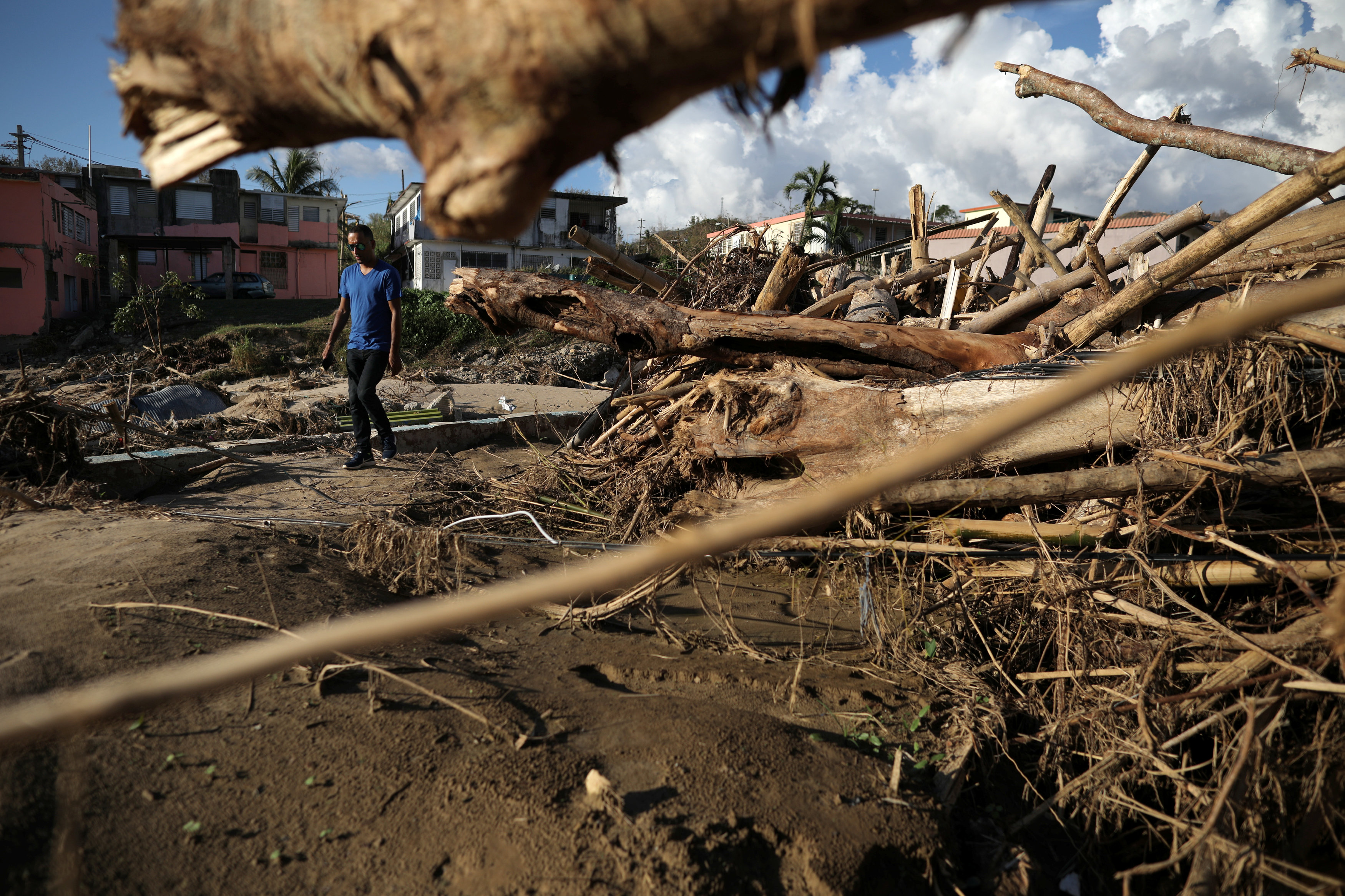 الإعصار ماريا يخلف دمار فى بورتوريكو