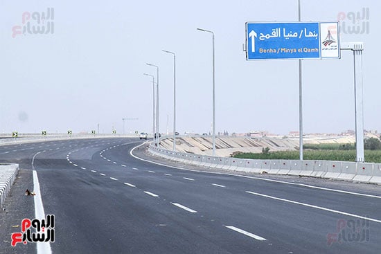 طريق شبرا ـ بنها  الحر أول مشروع عملاق بالدلتا بتكلفة 3 مليارات (1)