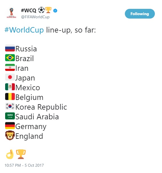 منتخبات كأس العالم
