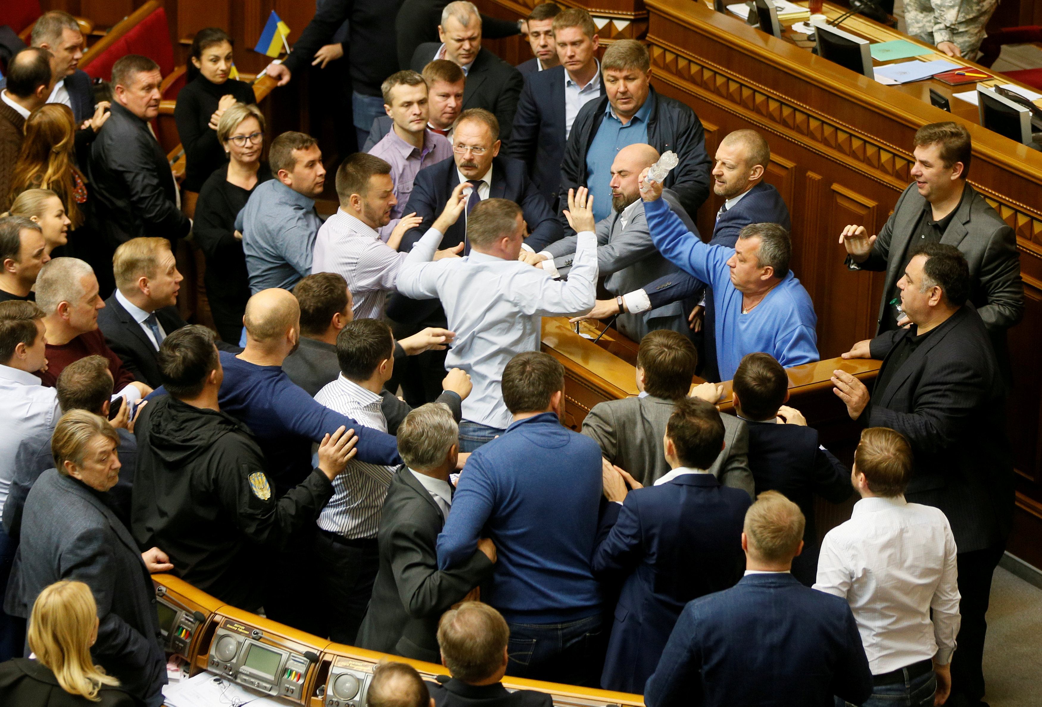 مشاجرات البرلمان الأوكرانى