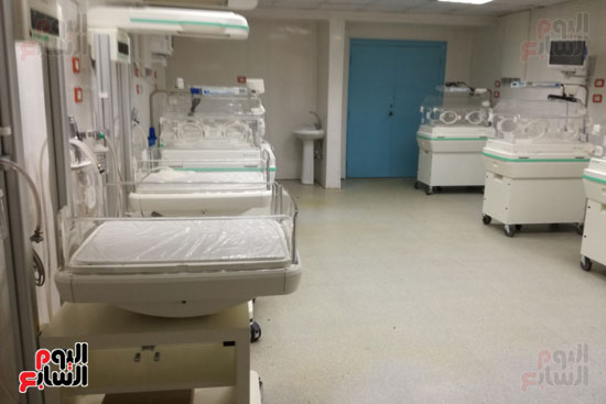 حضانات حديثى الولادة تستعد لاستقبال الأطفال بالمستشفى
