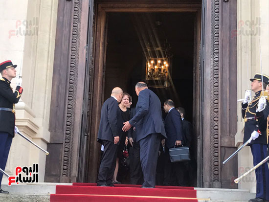 وزير خارجية فرنسا لشكرى لم يكن لأى دولة تحقيق المصالحة الفلسطينية إلا مصر  (2)