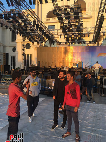 التجهيزات النهائية قبل حفل الليلة لافتتاح فندق الماسة بالعاصمة الإدارية (11)