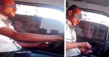 4- بالفيديو .. ضبط سائق أجرة