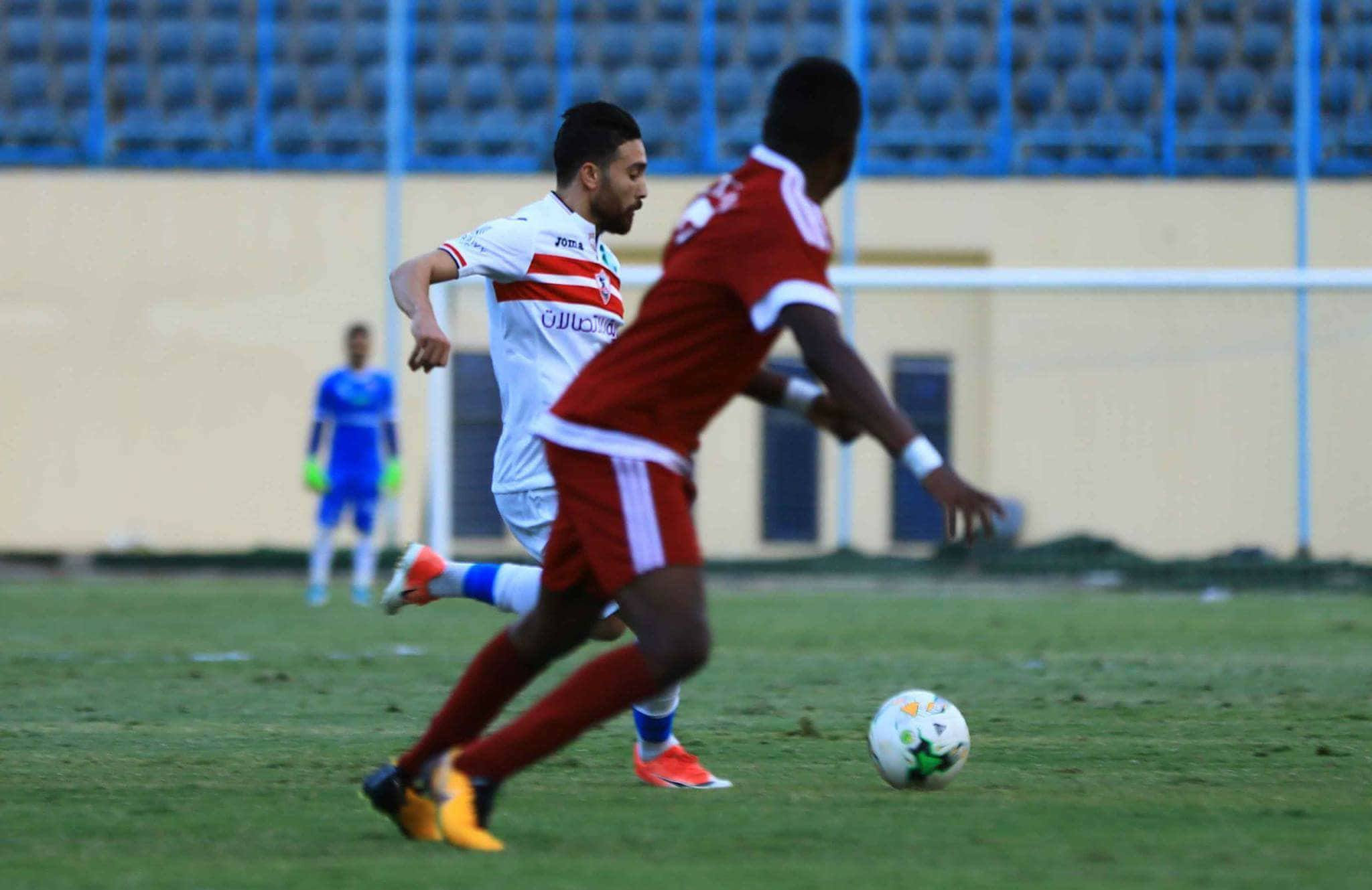 كابوريا فى المباراة الودية للزمالك أمام حطين السعودى