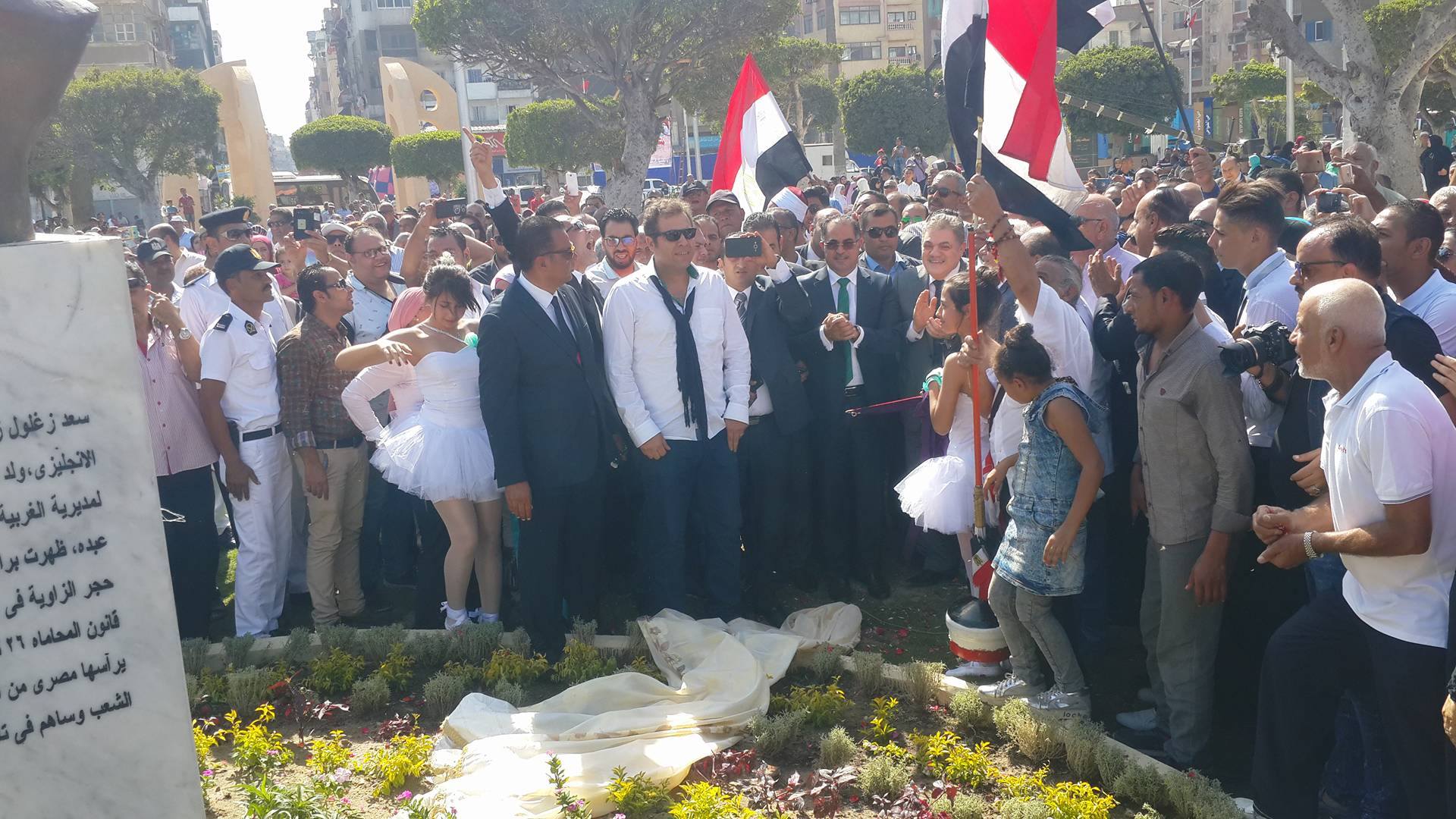 محافظ بورسعيد يفتتح حديقة سعد زغلول