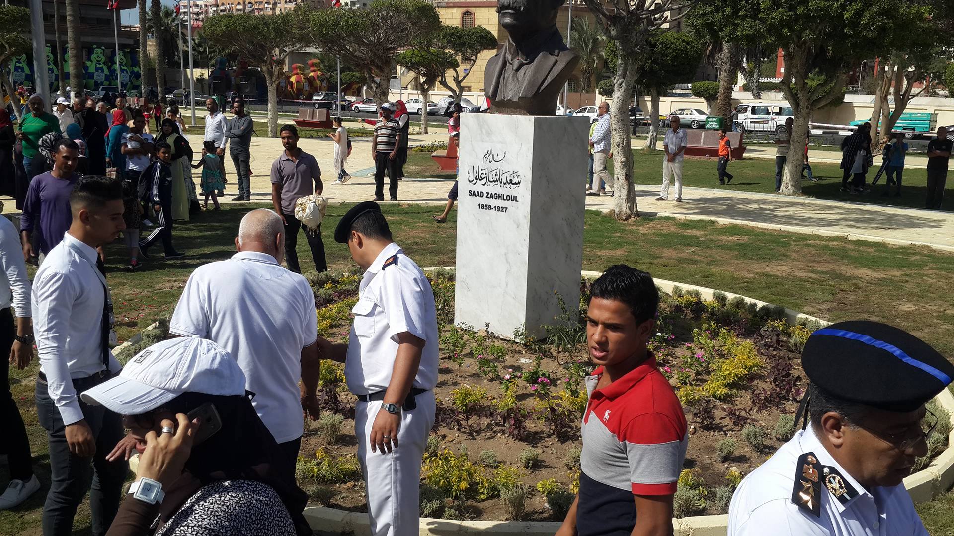 افتتاح حديقة سعد زغلول ببورسعيد