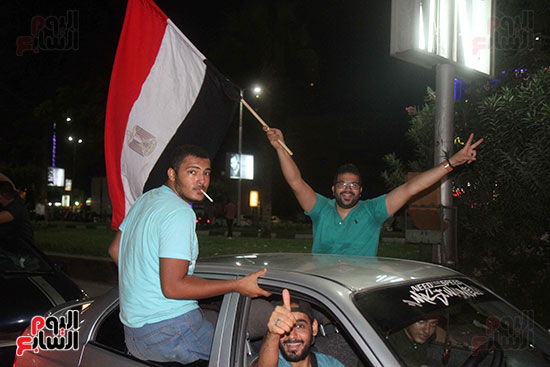 فرحة المصريين بالفوز  (12)