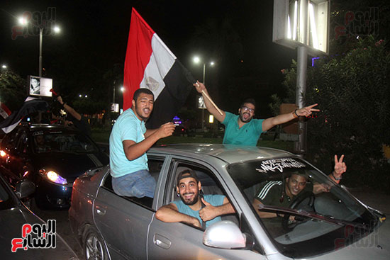 فرحة المصريين بالفوز  (13)