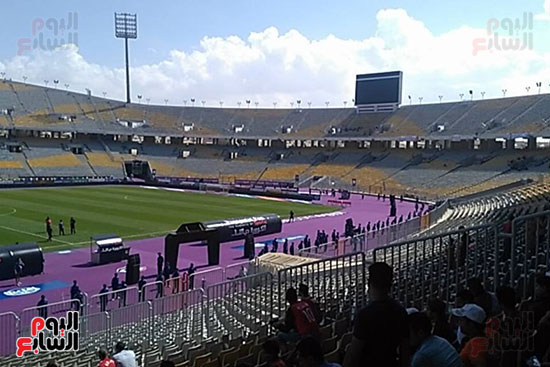 استعدادات مباراة مصر والكونغو بالاسكندرية