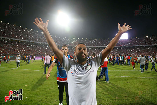 فرحة الفوز بمباراه مصر والكونغو (30)