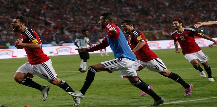 لاعبو منتخب مصر