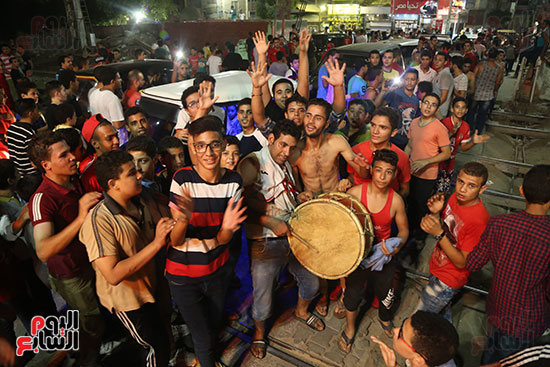 احتفالات فوز منتخب مصر (10)