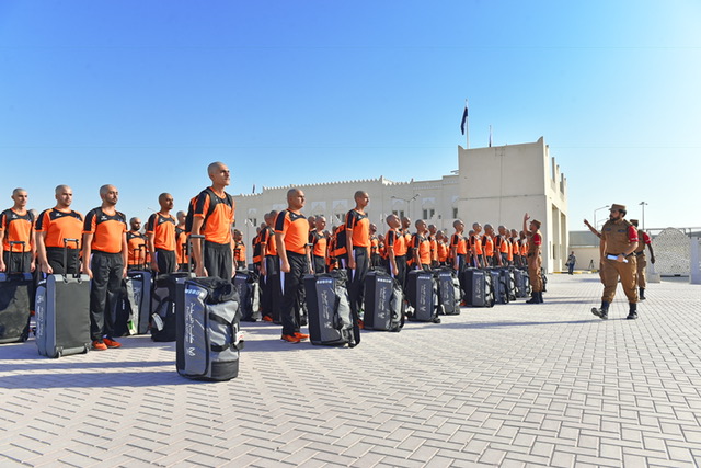 طلاب كلية الشرطة فى قطر