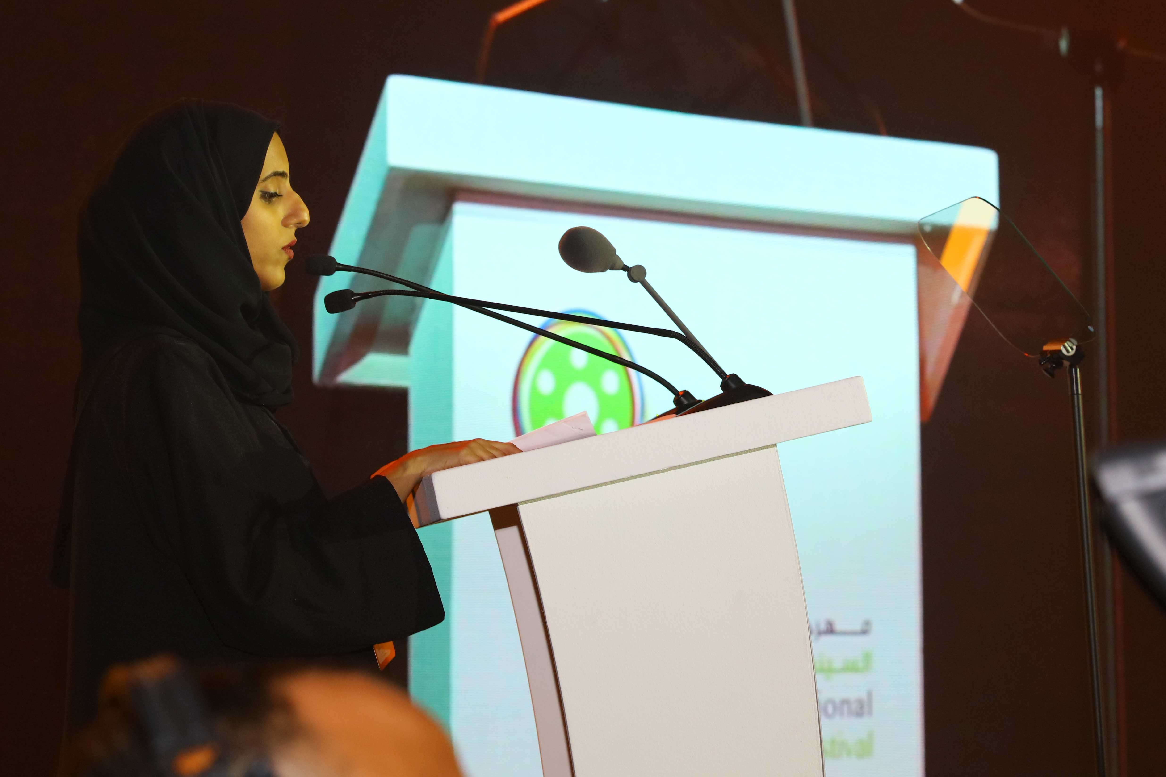 الشيخة جواهر بنت عبد الله القاسمي، مدير مؤسسة (فن)، ومدير مهرجان الشارقة السينمائي الدولي للطفل
