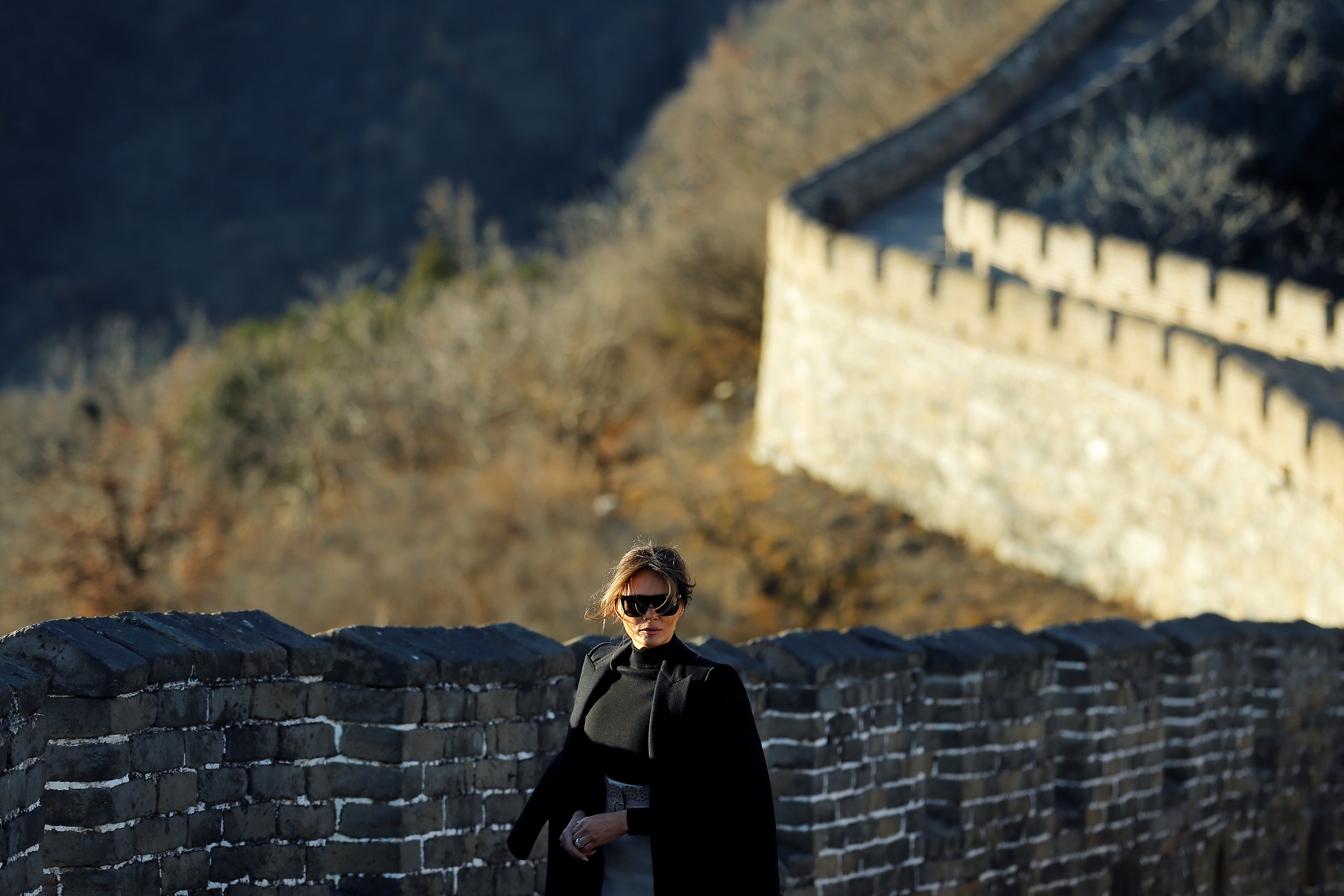 زيارة ميلانيا ترامب لسور الصين العظيم