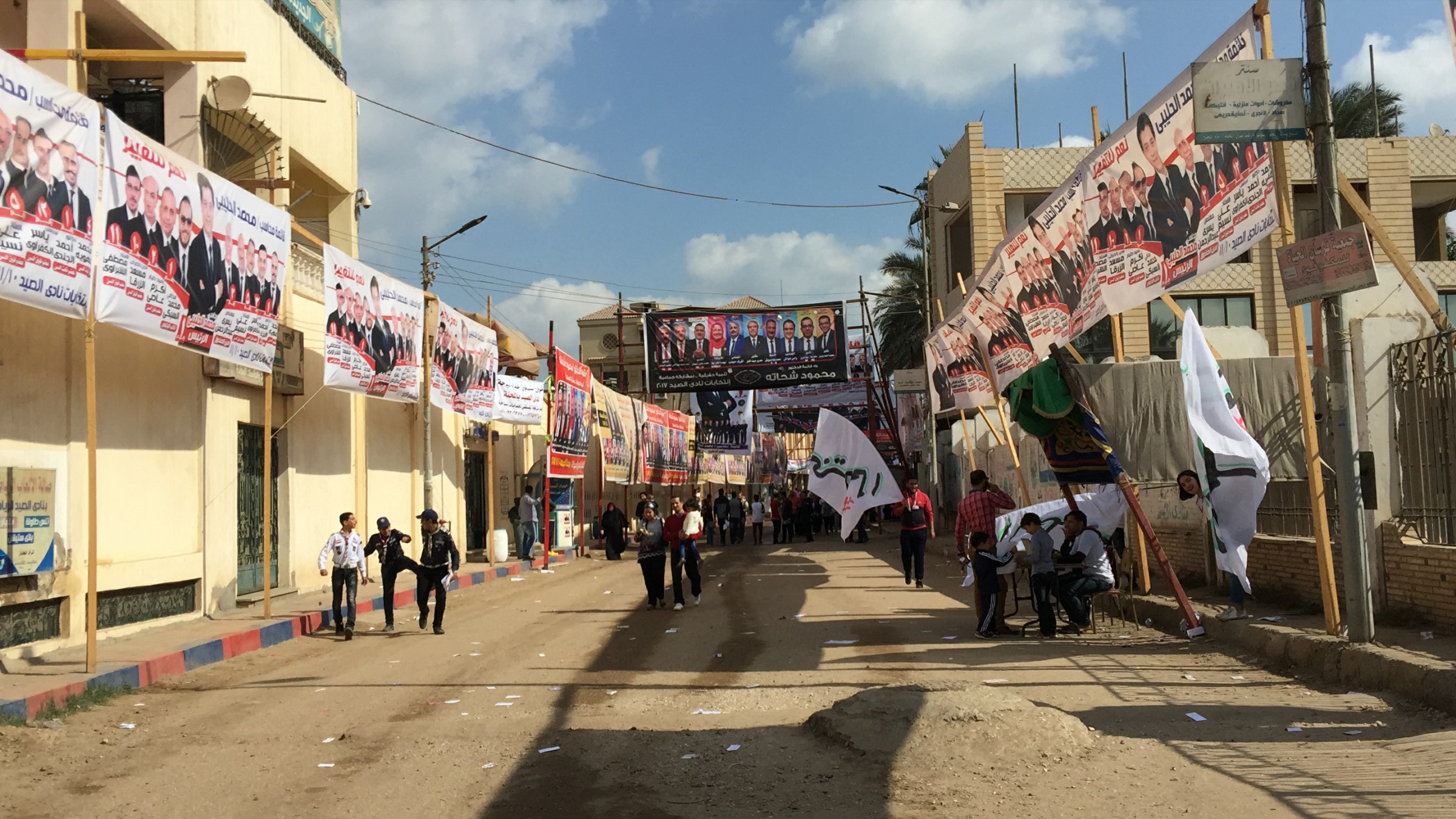 إقبال على انتخابات نادى الصيد بالمحلة