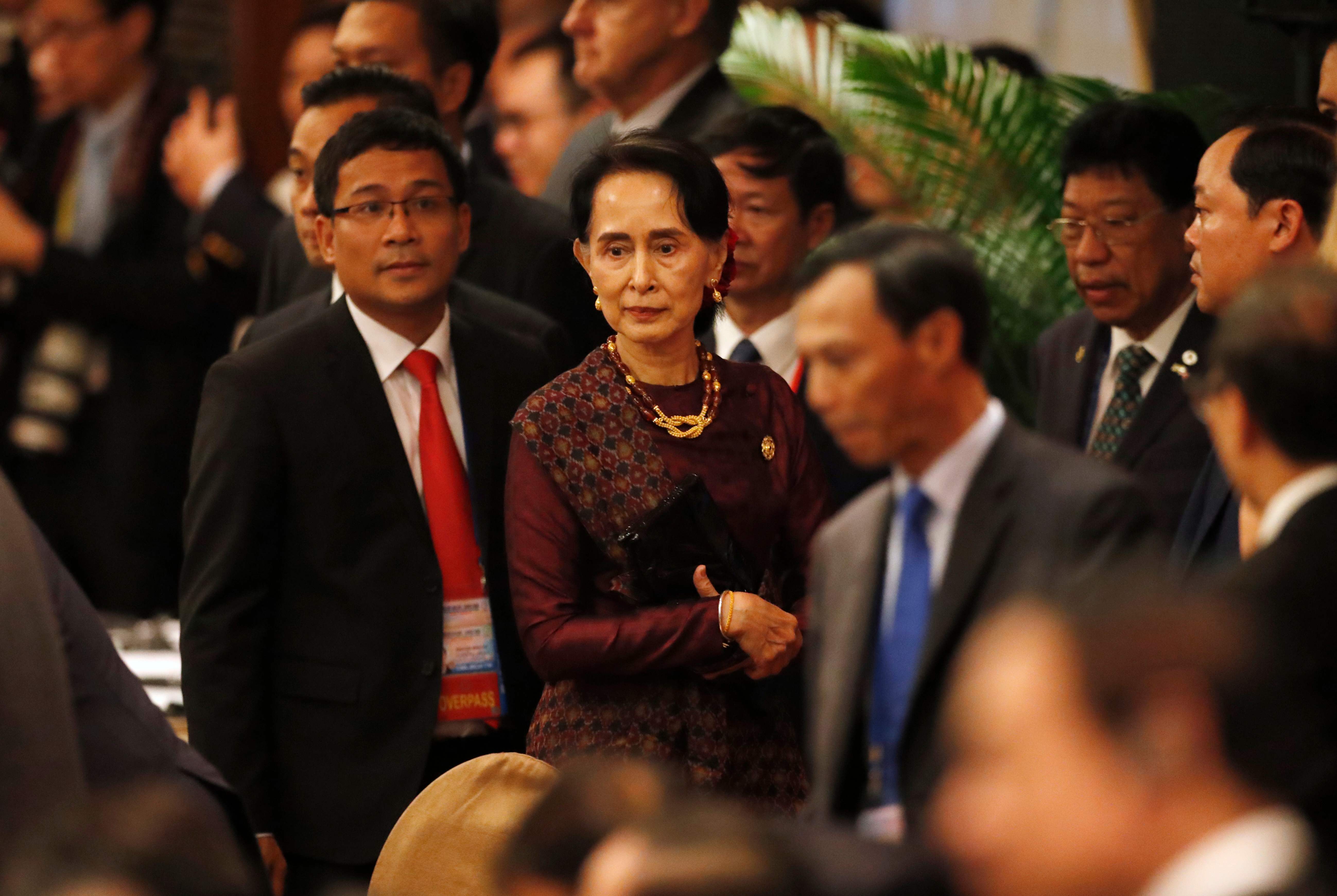 زعيمة ميانمار أونج ان سو تشى