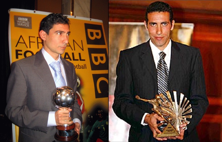 أبو تريكة وبركات بعدد تتويجهما بالجائزة فى 2005 و 2008