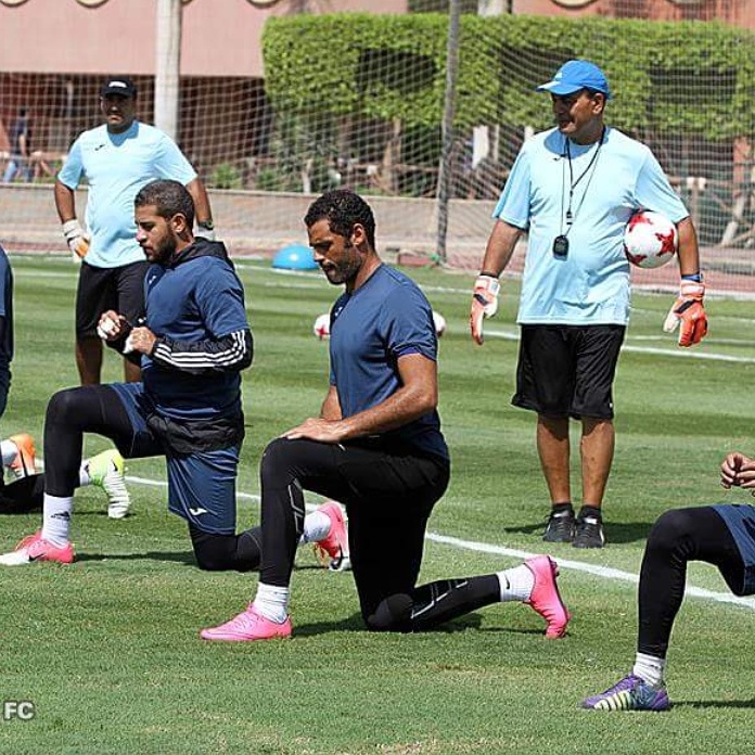 عبد اللمنصف يتدرب تحت قيادة فكرى صالح