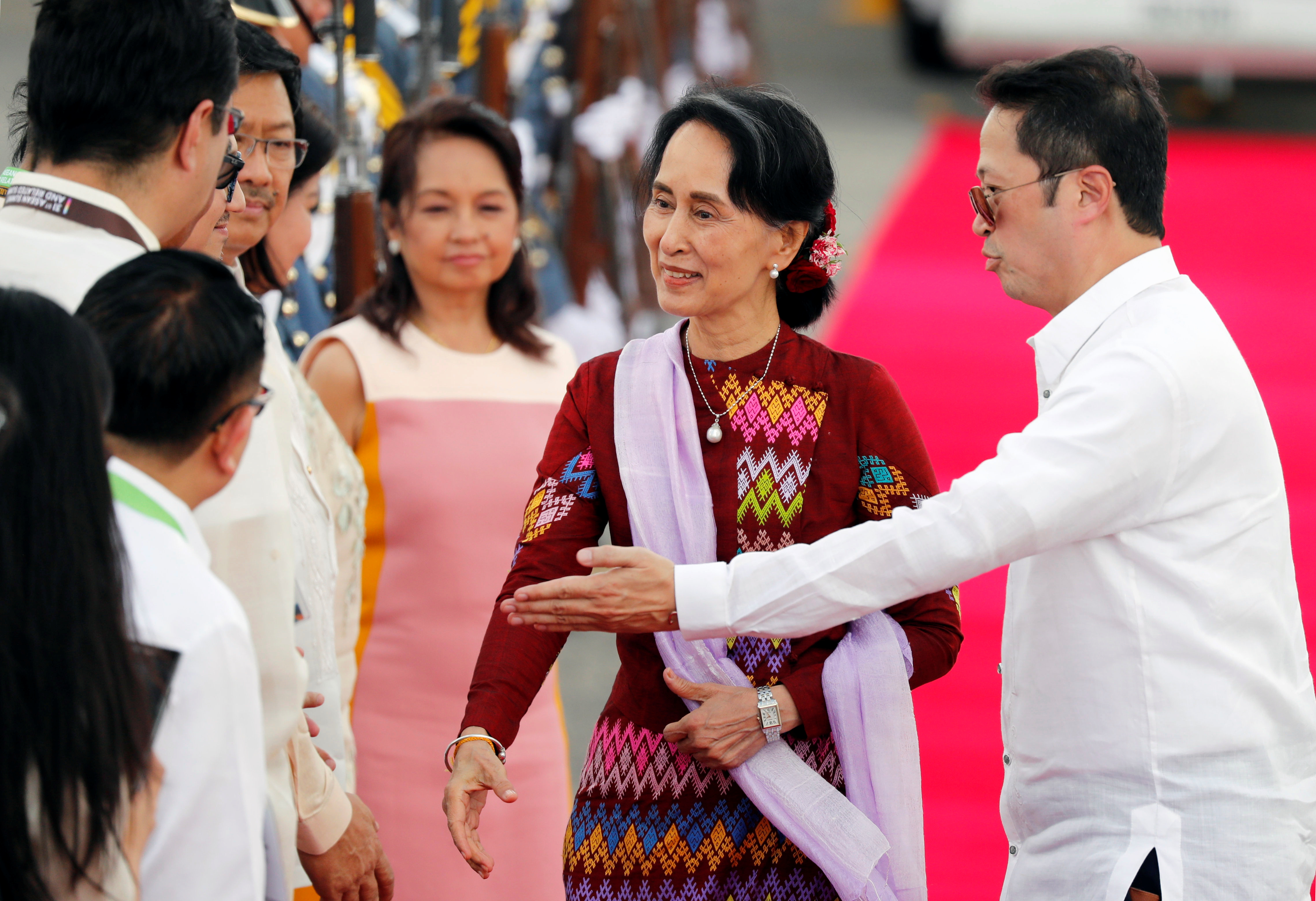 زعيمة ميانمار أونج سان سو كى