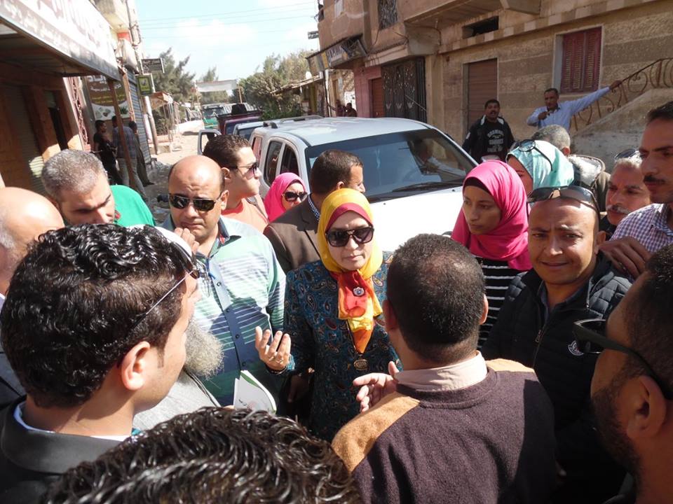 رئيس مجلس مدينة الحامول في حملة قريتي نظيفة بقرية المناوفة