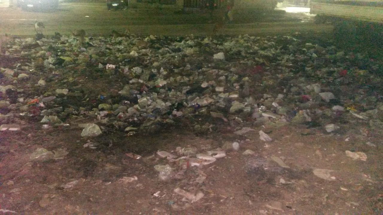 القمامة فى شارع أبو زارع
